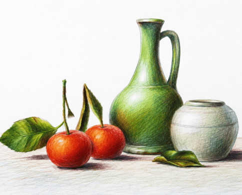 Still life — Fahad, age 9